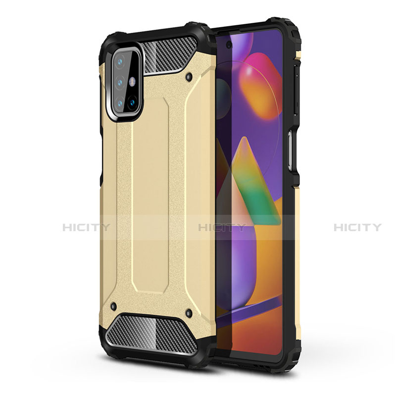 Funda Bumper Silicona y Plastico Mate Carcasa para Samsung Galaxy M31s