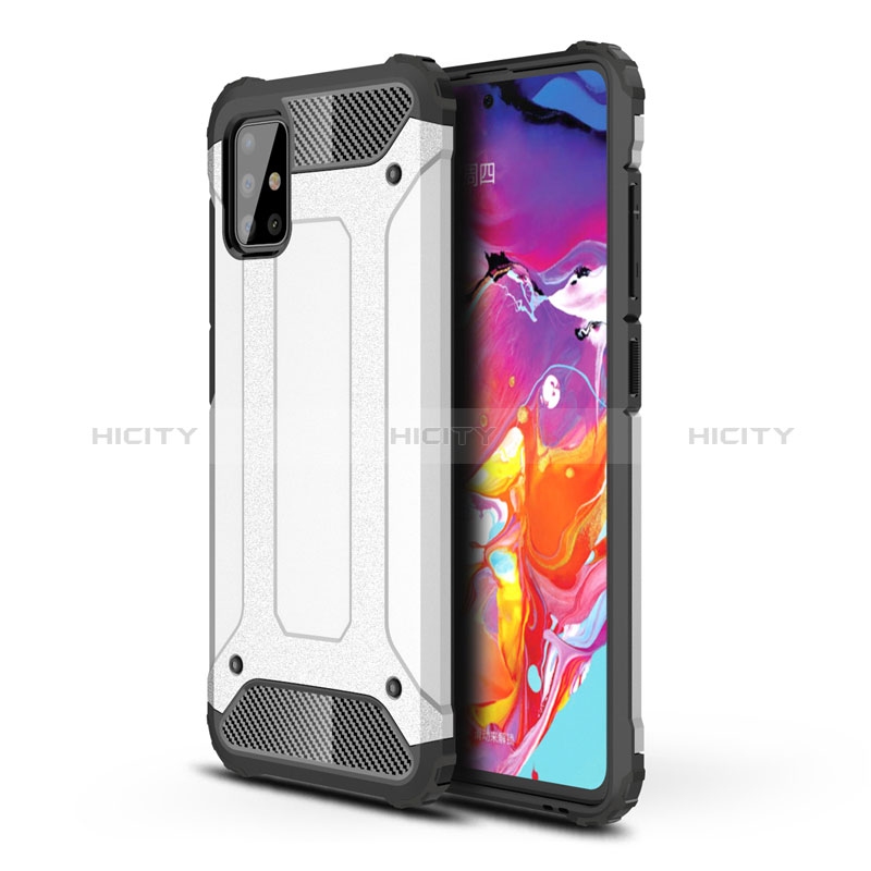 Funda Bumper Silicona y Plastico Mate Carcasa para Samsung Galaxy M40S