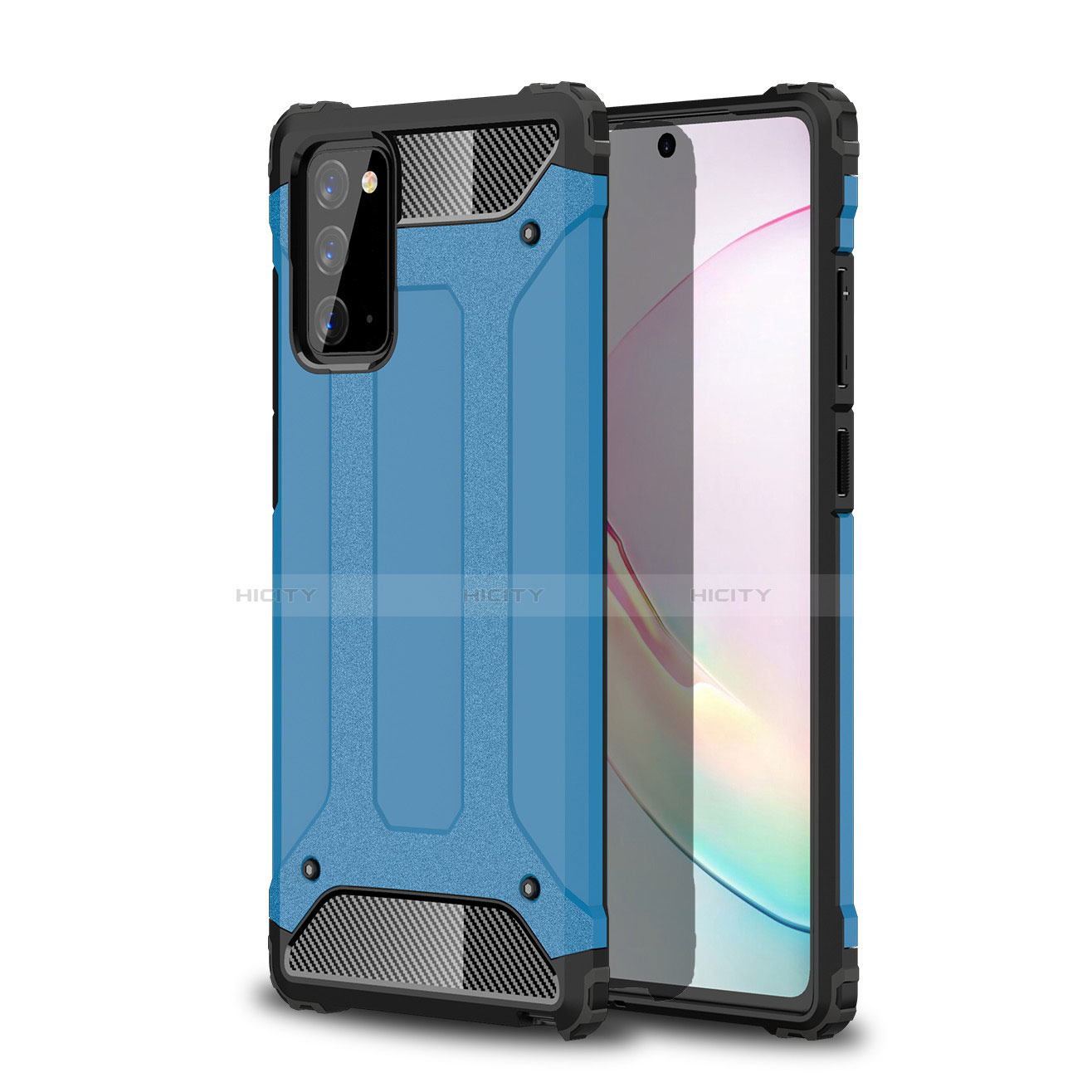 Funda Bumper Silicona y Plastico Mate Carcasa para Samsung Galaxy Note 20 Plus 5G