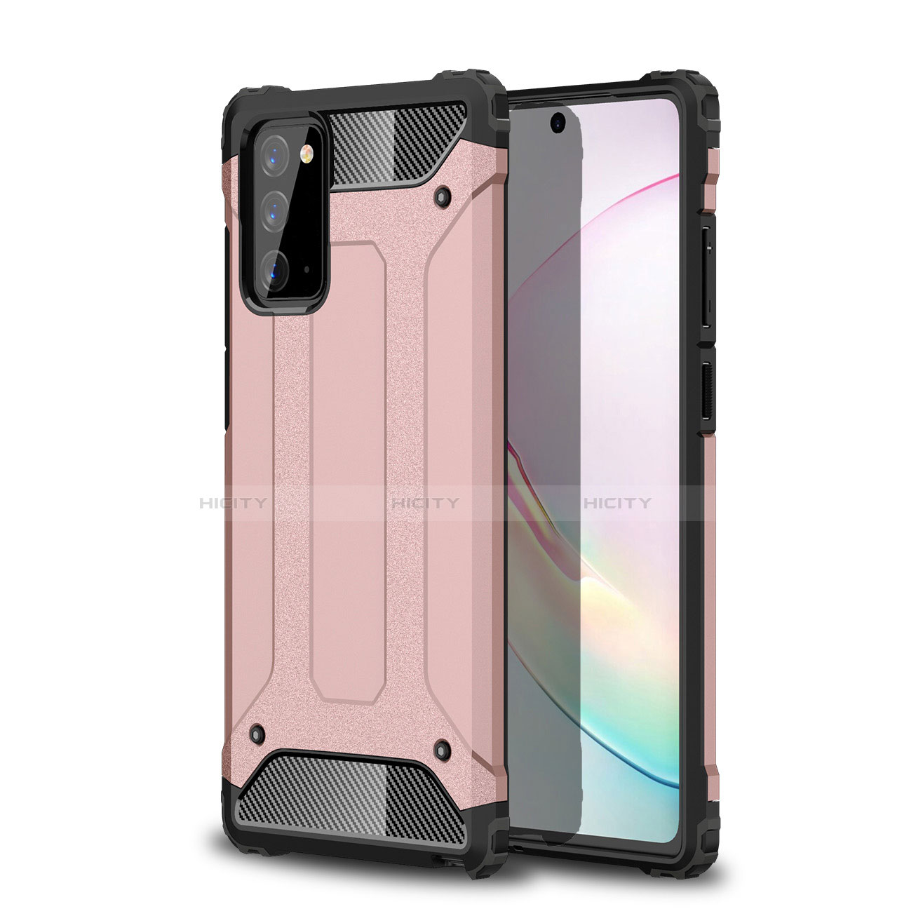 Funda Bumper Silicona y Plastico Mate Carcasa para Samsung Galaxy Note 20 Plus 5G