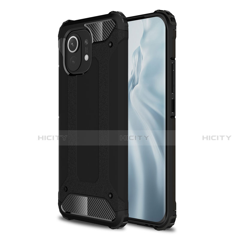 Funda Bumper Silicona y Plastico Mate Carcasa para Xiaomi Mi 11 5G