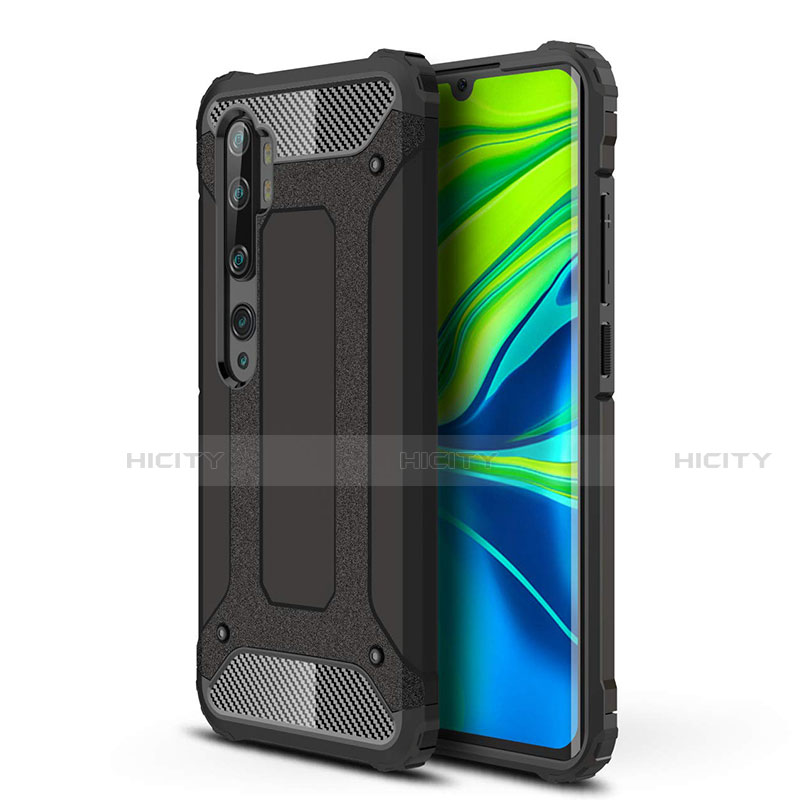 Funda Bumper Silicona y Plastico Mate Carcasa para Xiaomi Mi Note 10