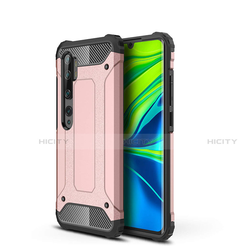 Funda Bumper Silicona y Plastico Mate Carcasa para Xiaomi Mi Note 10