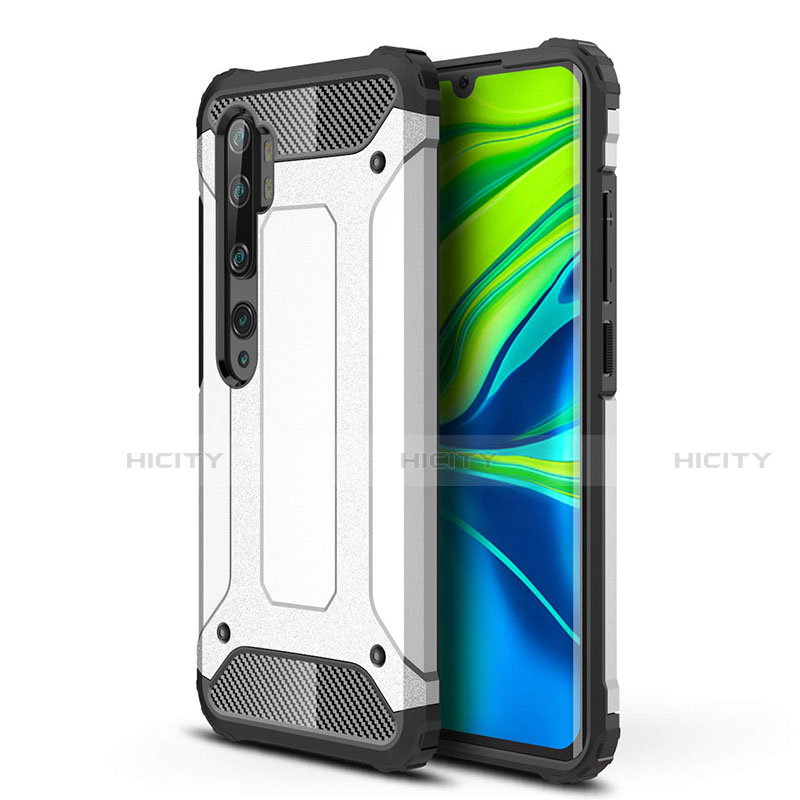 Funda Bumper Silicona y Plastico Mate Carcasa para Xiaomi Mi Note 10