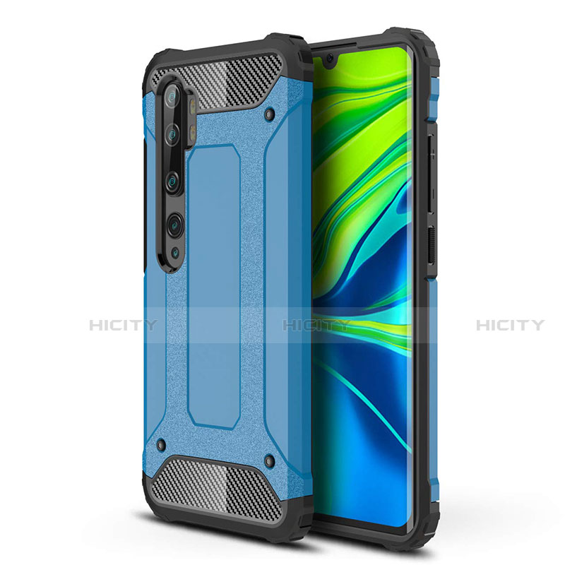 Funda Bumper Silicona y Plastico Mate Carcasa para Xiaomi Mi Note 10 Pro