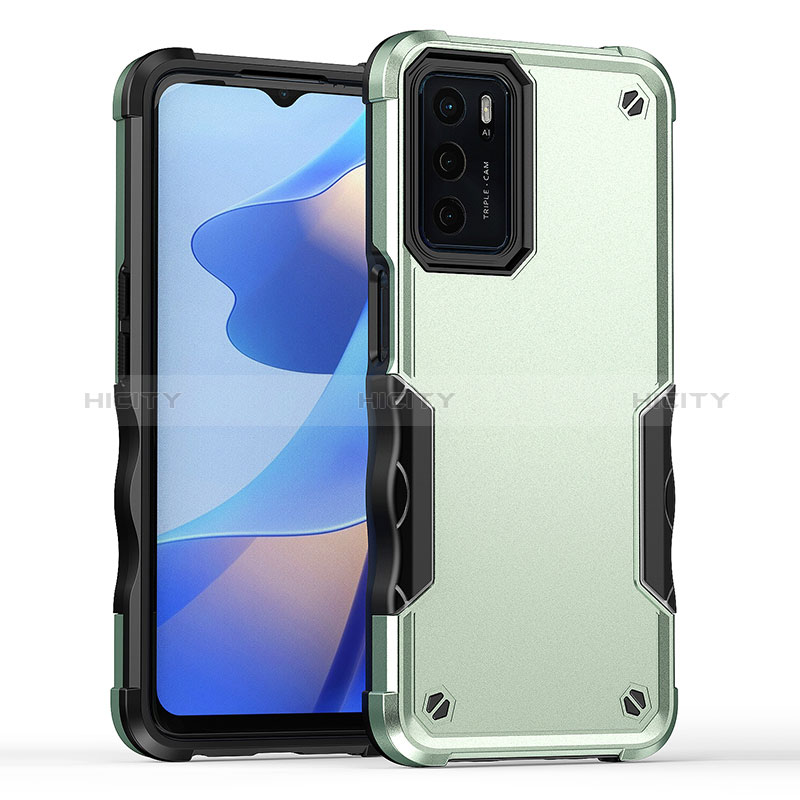 Funda Bumper Silicona y Plastico Mate Carcasa QW1 para Oppo A16