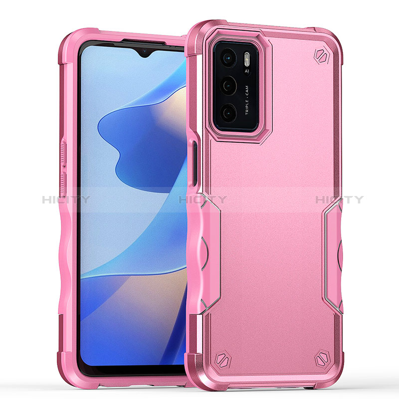 Funda Bumper Silicona y Plastico Mate Carcasa QW1 para Oppo A16