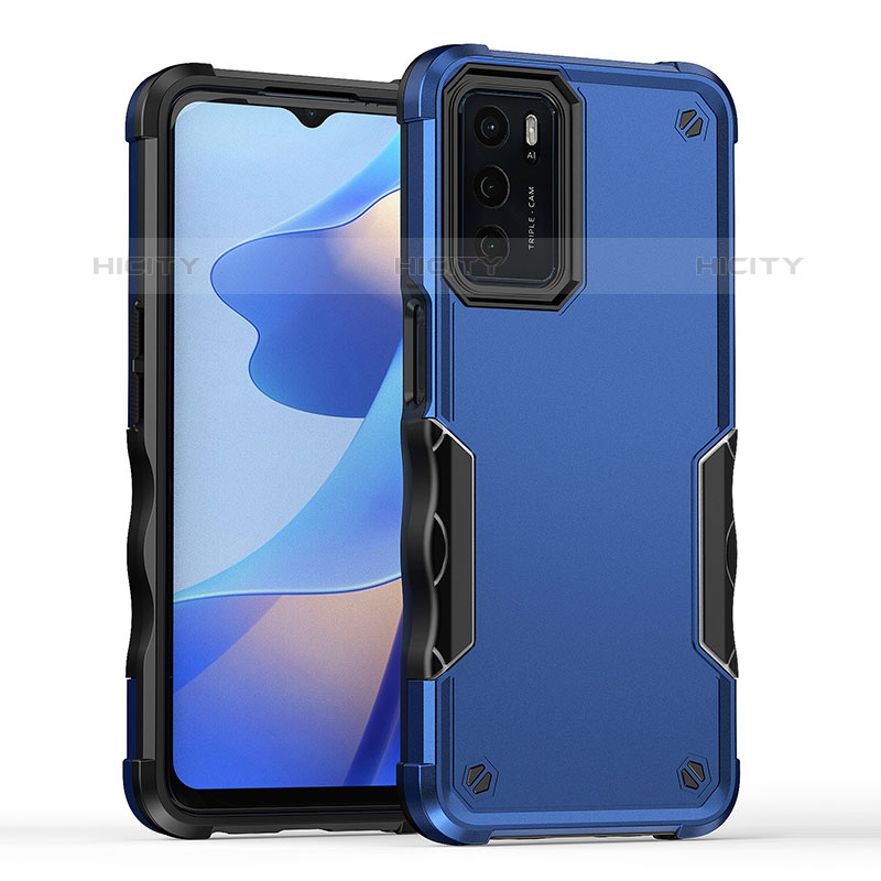 Funda Bumper Silicona y Plastico Mate Carcasa QW1 para Oppo A16s