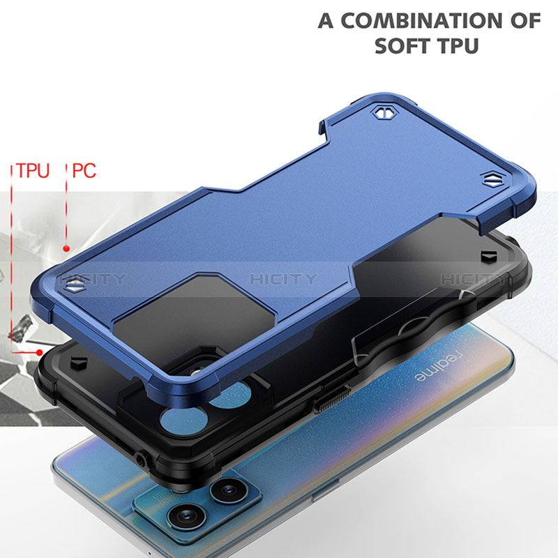 Funda Bumper Silicona y Plastico Mate Carcasa QW1 para Realme 9 4G