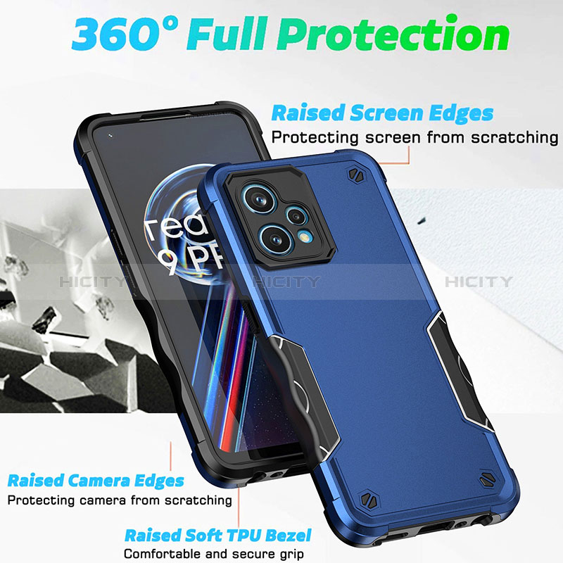 Funda Bumper Silicona y Plastico Mate Carcasa QW1 para Realme 9 Pro+ Plus 5G