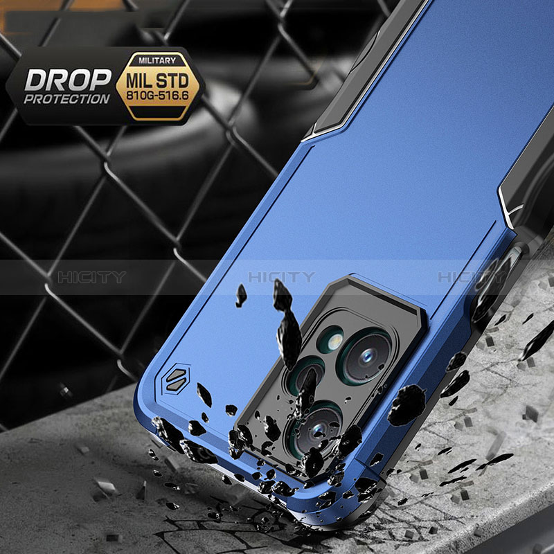 Funda Bumper Silicona y Plastico Mate Carcasa QW1 para Realme V25 5G