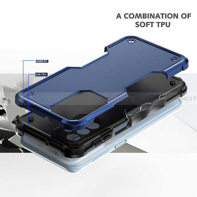 Funda Bumper Silicona y Plastico Mate Carcasa QW1 para Samsung Galaxy A23 4G
