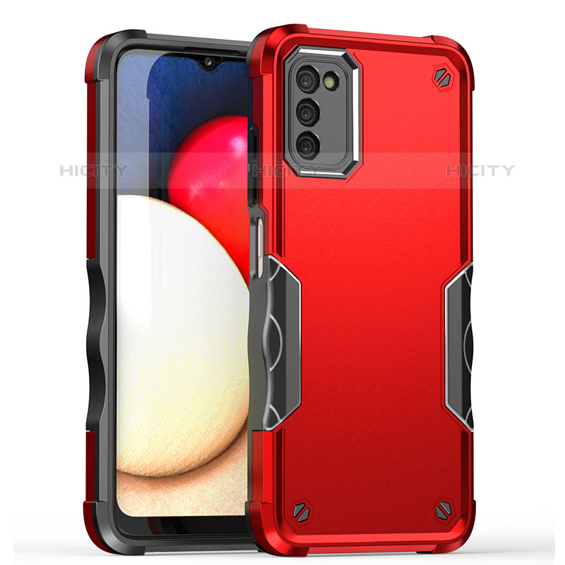 Funda Bumper Silicona y Plastico Mate Carcasa QW1 para Samsung Galaxy M02s