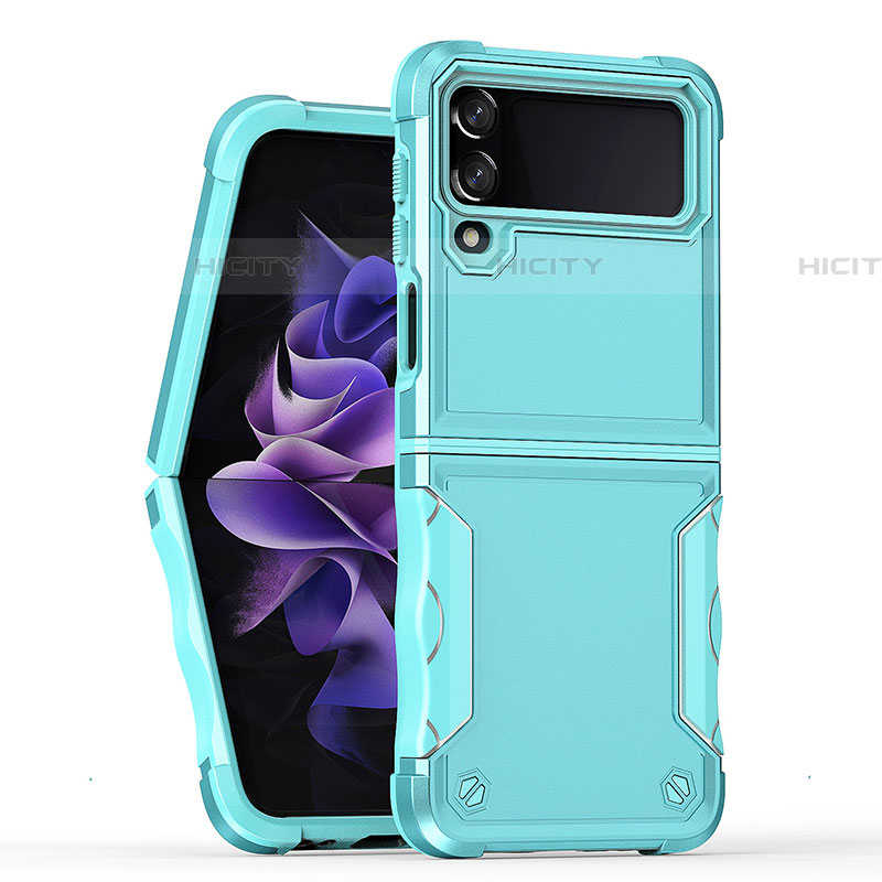 Funda Bumper Silicona y Plastico Mate Carcasa QW1 para Samsung Galaxy Z Flip4 5G