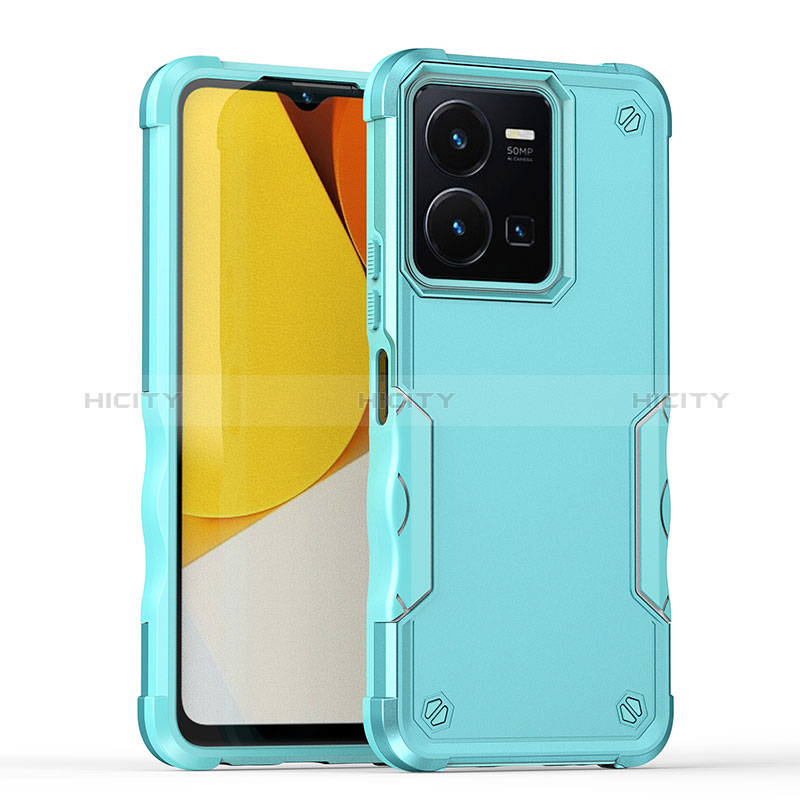 Funda Bumper Silicona y Plastico Mate Carcasa QW1 para Vivo Y35 4G