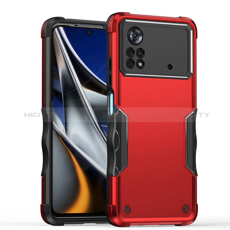 Funda Bumper Silicona y Plastico Mate Carcasa QW1 para Xiaomi Poco X4 Pro 5G