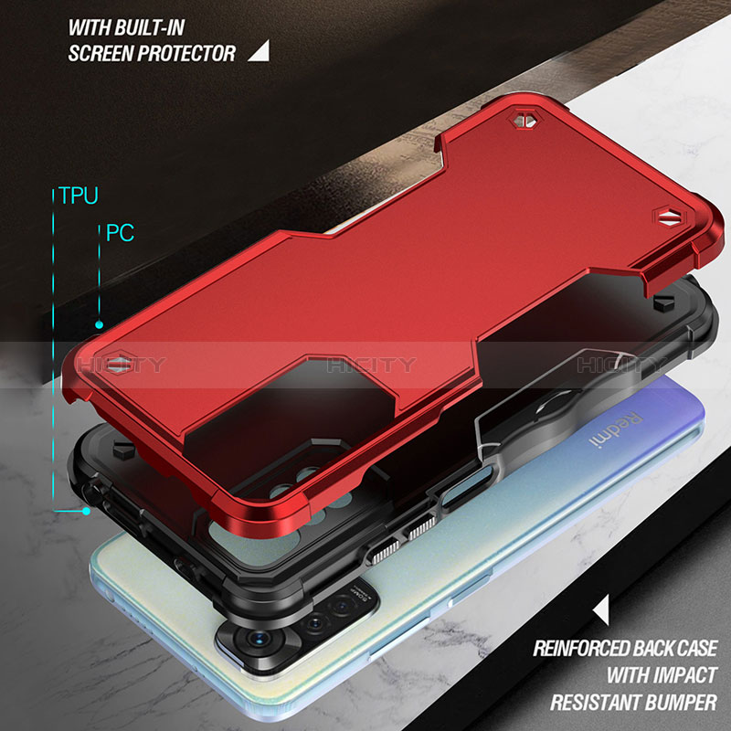 Funda Bumper Silicona y Plastico Mate Carcasa QW1 para Xiaomi Redmi Note 11 Pro 4G