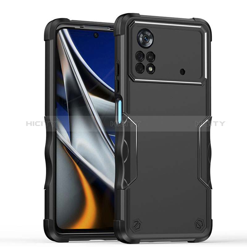 Funda Bumper Silicona y Plastico Mate Carcasa QW1 para Xiaomi Redmi Note 11E Pro 5G