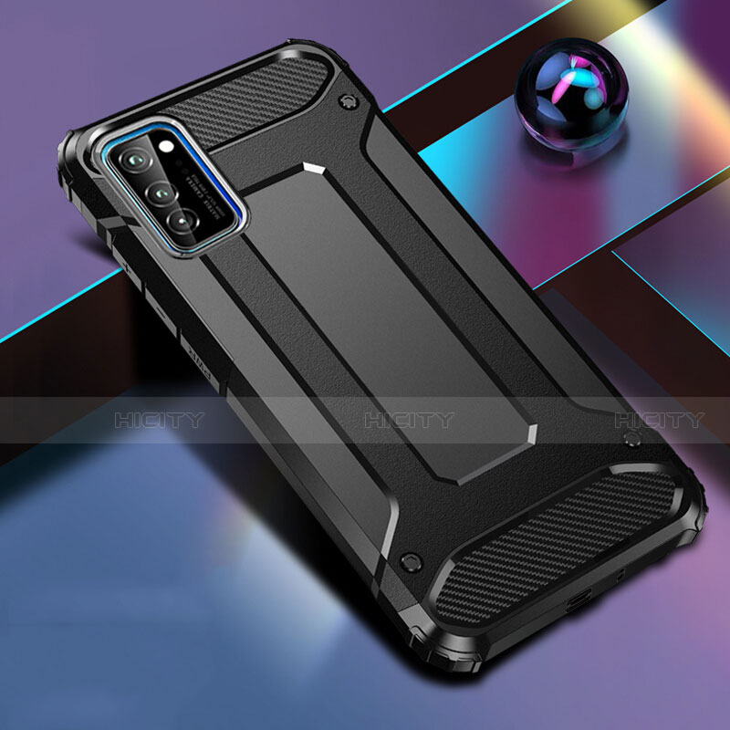 Funda Bumper Silicona y Plastico Mate Carcasa R01 para Huawei Honor V30 Pro 5G Negro