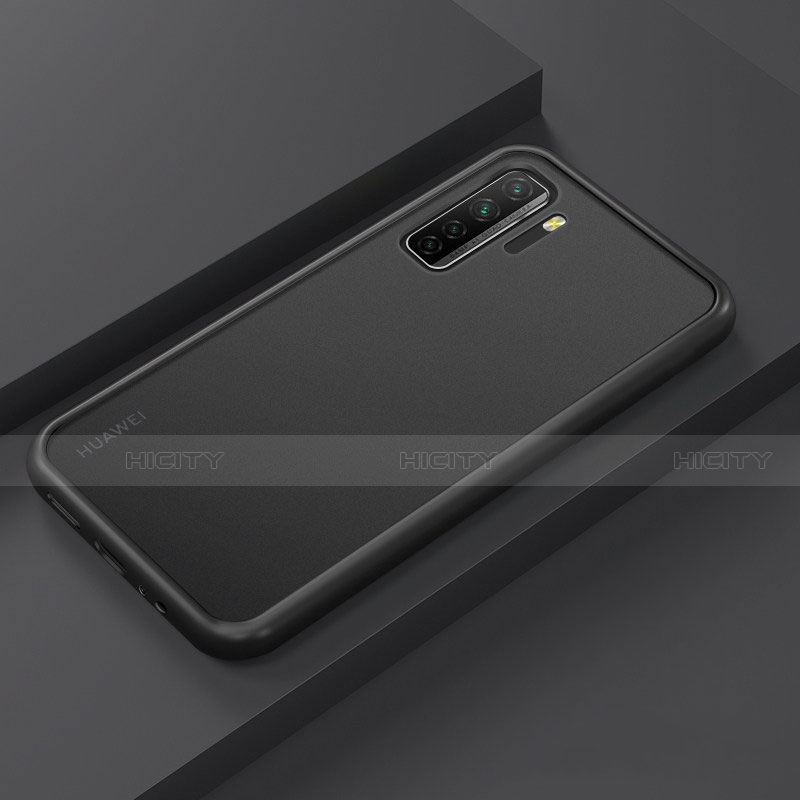 Funda Bumper Silicona y Plastico Mate Carcasa R01 para Huawei Nova 7 SE 5G Negro