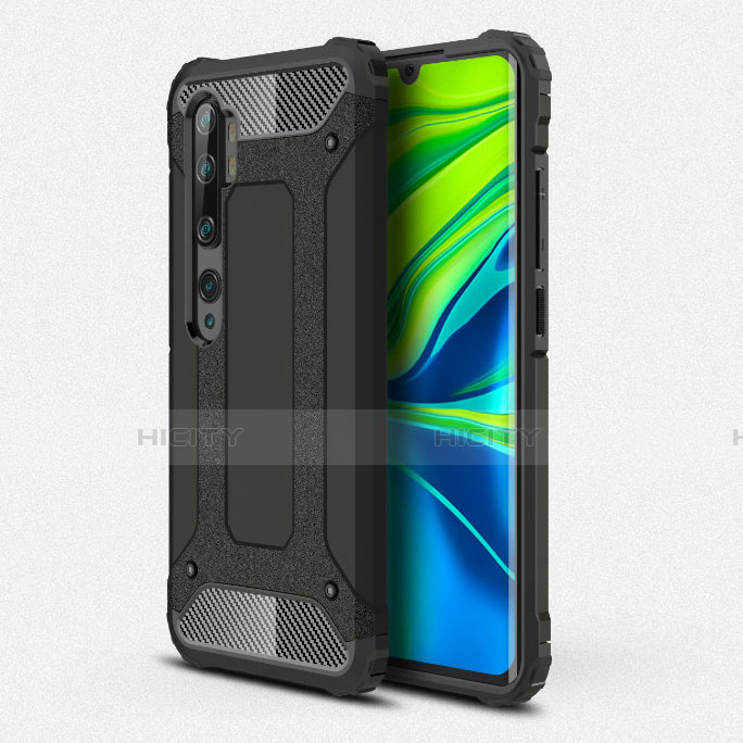 Funda Bumper Silicona y Plastico Mate Carcasa R01 para Xiaomi Mi Note 10