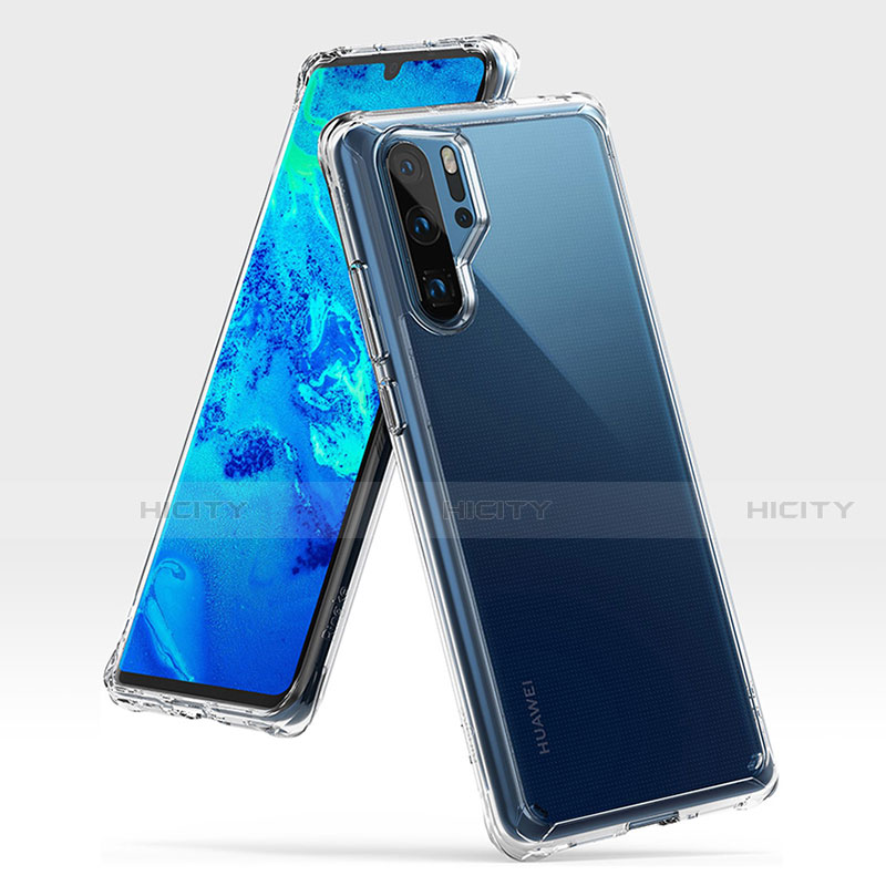 Funda Bumper Silicona y Plastico Mate Carcasa R02 para Huawei P30 Pro New Edition Claro