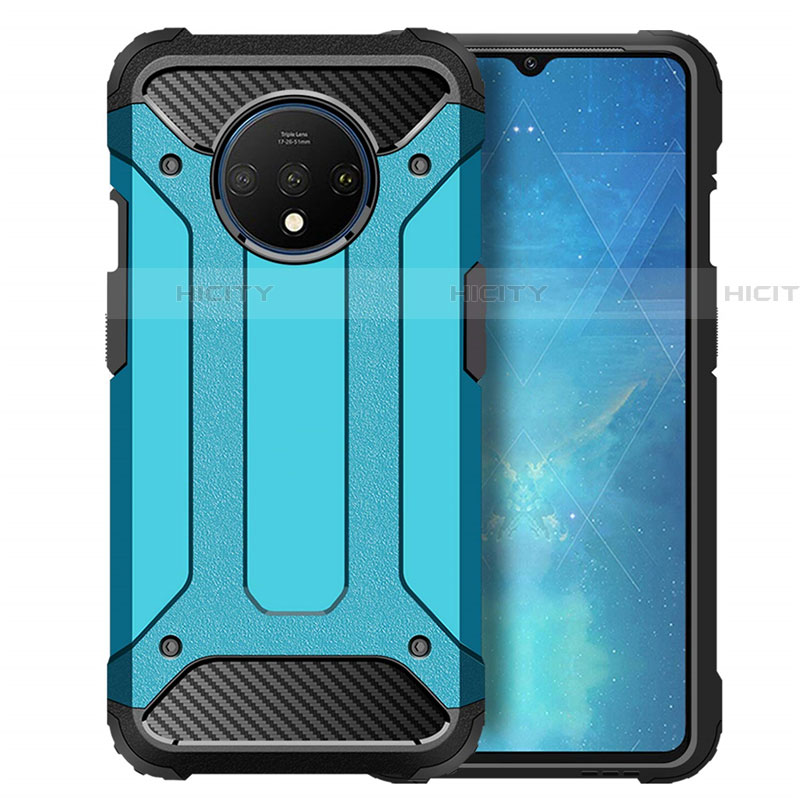 Funda Bumper Silicona y Plastico Mate Carcasa R02 para OnePlus 7T