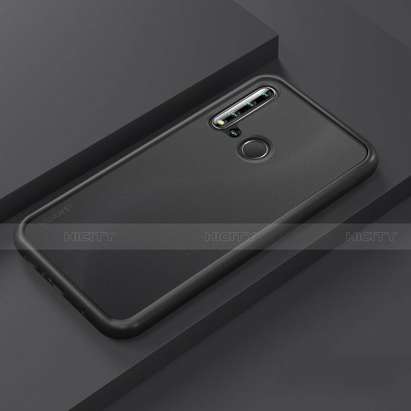 Funda Bumper Silicona y Plastico Mate Carcasa R03 para Huawei P20 Lite (2019) Negro