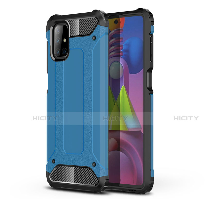 Funda Bumper Silicona y Plastico Mate Carcasa U01 para Samsung Galaxy M51