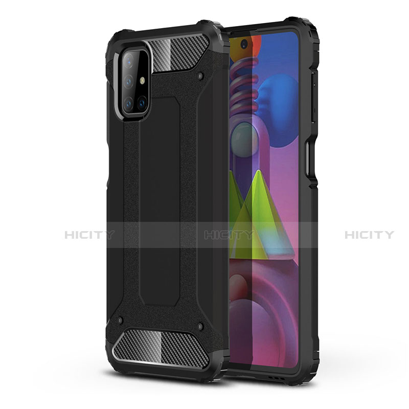 Funda Bumper Silicona y Plastico Mate Carcasa U01 para Samsung Galaxy M51