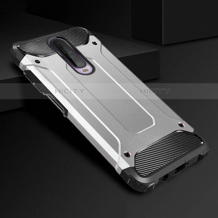 Funda Bumper Silicona y Plastico Mate Carcasa U01 para Xiaomi Poco X2