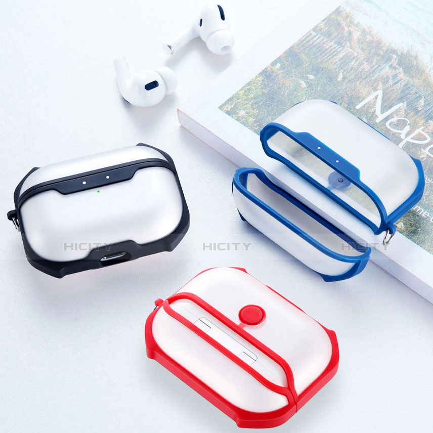 Funda Bumper Silicona y Plastico Mate Carcasa U02 para Apple AirPods Pro