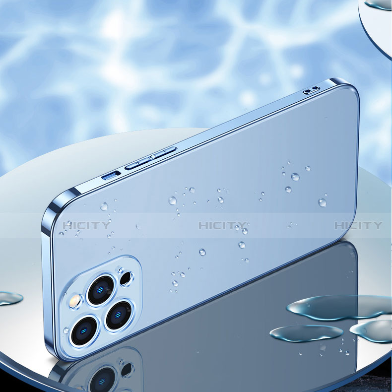 Funda Bumper Silicona y Plastico Mate Carcasa U02 para Apple iPhone 13 Pro Max