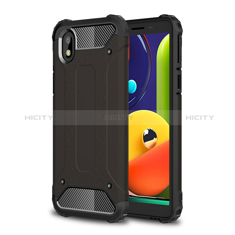 Funda Bumper Silicona y Plastico Mate Carcasa WL1 para Samsung Galaxy A01 Core