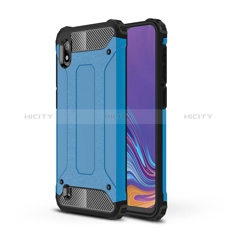 Funda Bumper Silicona y Plastico Mate Carcasa WL1 para Samsung Galaxy A10