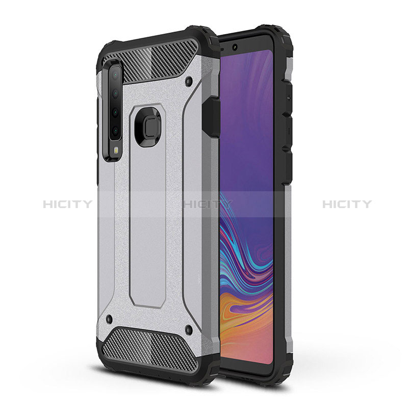 Funda Bumper Silicona y Plastico Mate Carcasa WL1 para Samsung Galaxy A9 (2018) A920 Gris