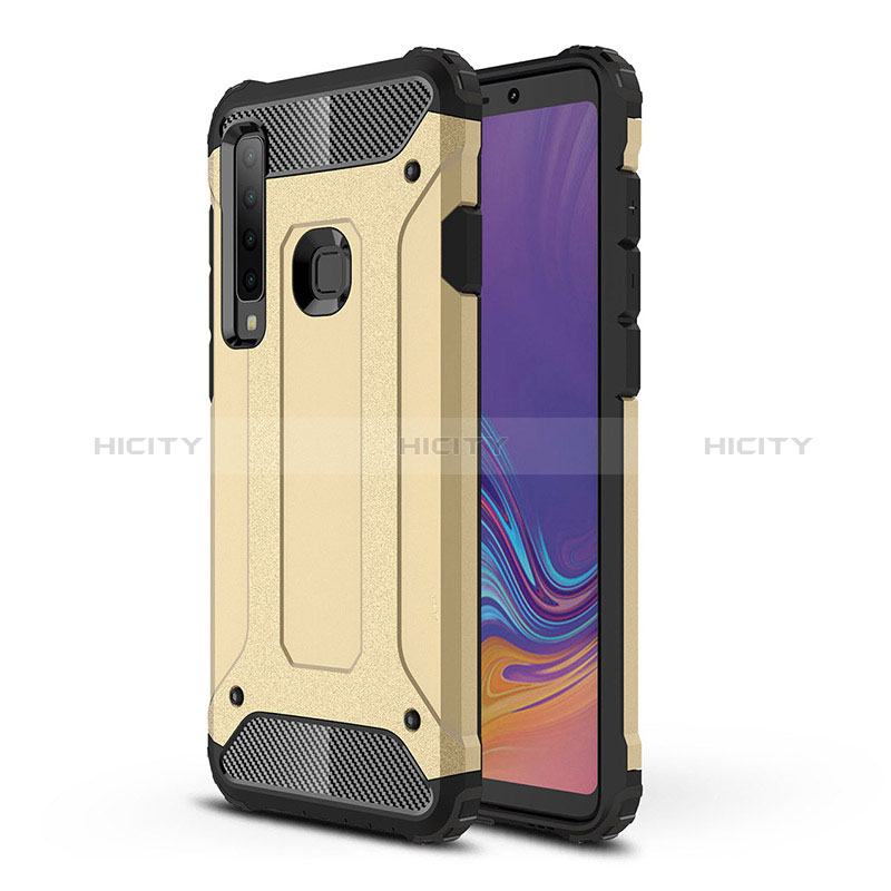 Funda Bumper Silicona y Plastico Mate Carcasa WL1 para Samsung Galaxy A9 Star Pro Oro