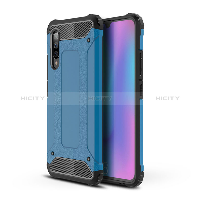 Funda Bumper Silicona y Plastico Mate Carcasa WL1 para Samsung Galaxy A90 5G Azul