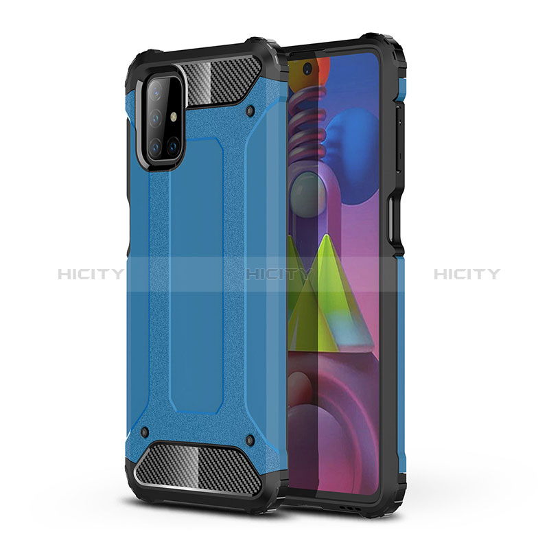 Funda Bumper Silicona y Plastico Mate Carcasa WL1 para Samsung Galaxy M51