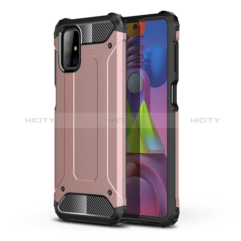 Funda Bumper Silicona y Plastico Mate Carcasa WL1 para Samsung Galaxy M51