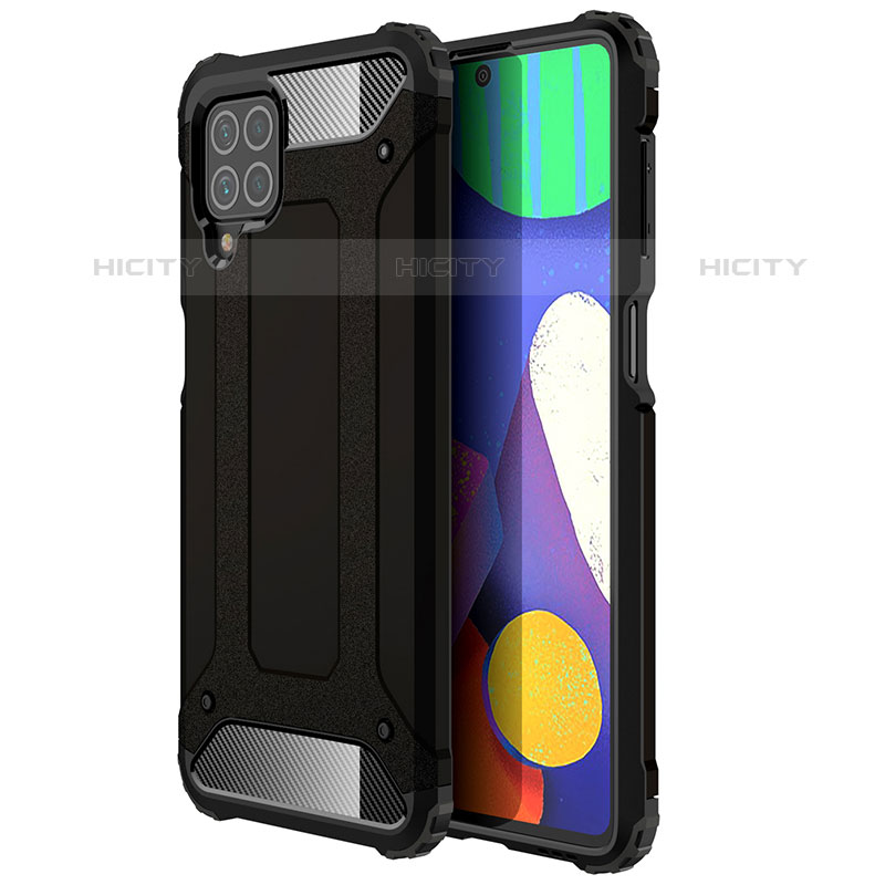 Funda Bumper Silicona y Plastico Mate Carcasa WL1 para Samsung Galaxy M62 4G Negro