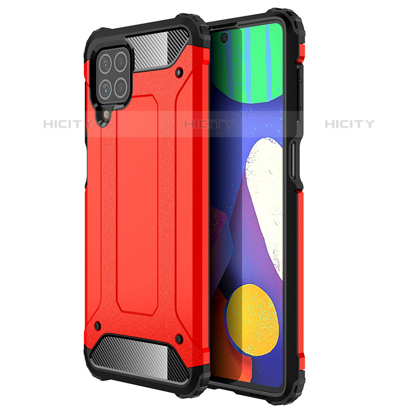 Funda Bumper Silicona y Plastico Mate Carcasa WL1 para Samsung Galaxy M62 4G Rojo