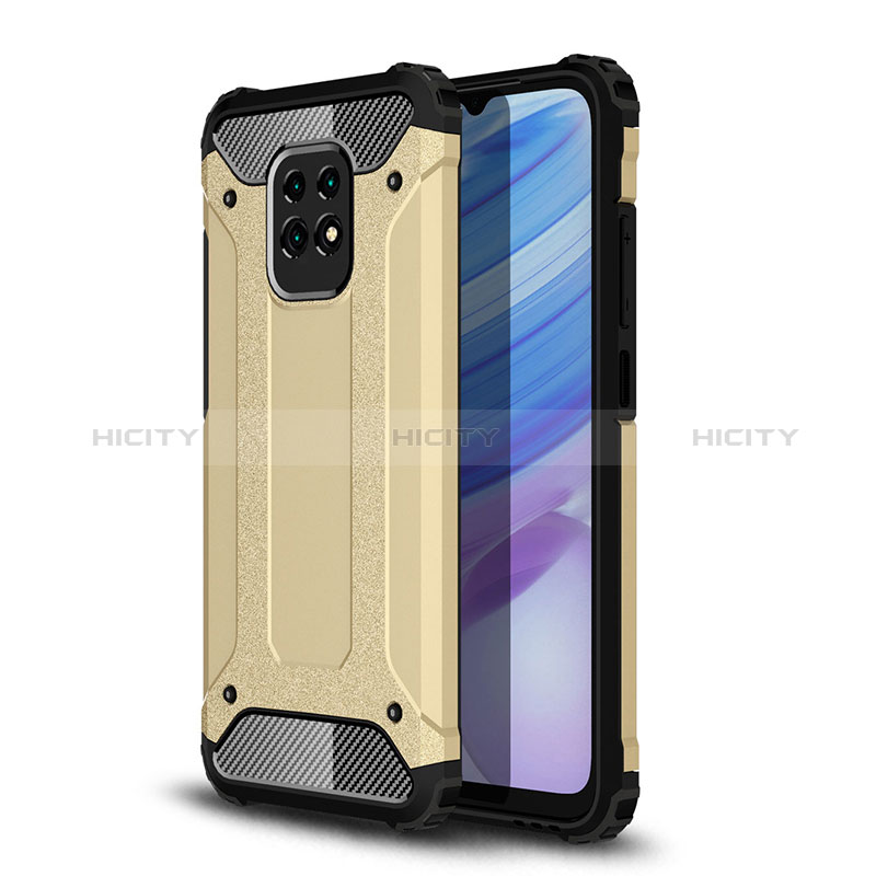 Funda Bumper Silicona y Plastico Mate Carcasa WL1 para Xiaomi Redmi 10X Pro 5G Oro