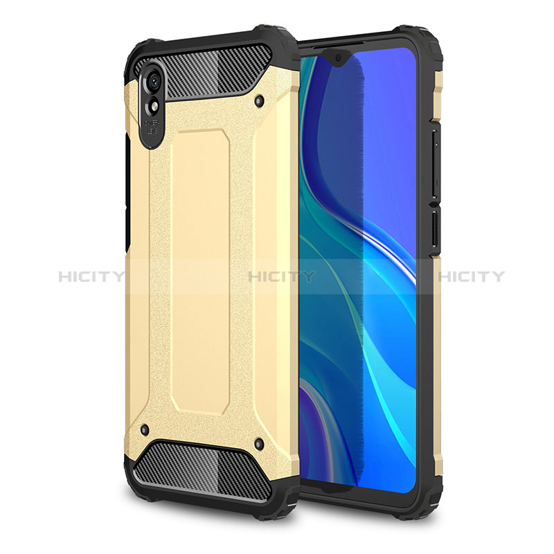 Funda Bumper Silicona y Plastico Mate Carcasa WL1 para Xiaomi Redmi 9A