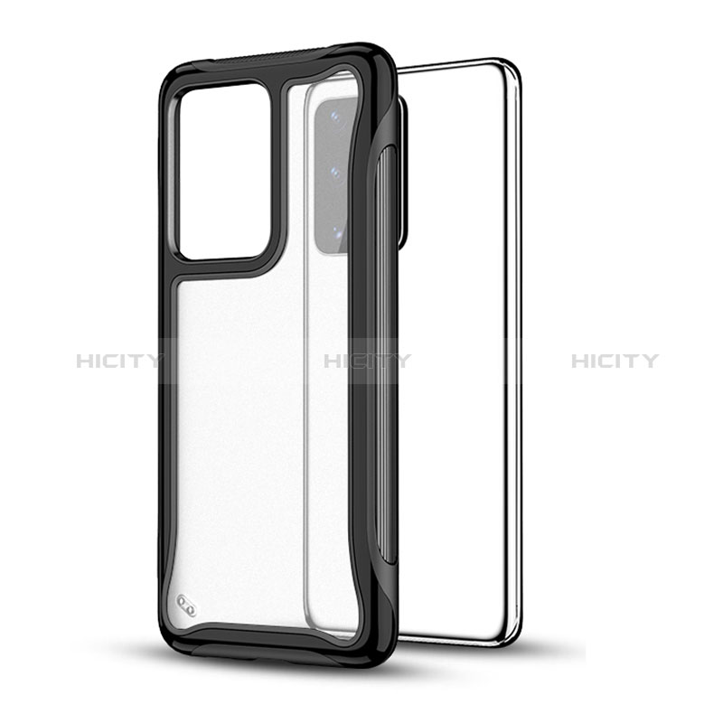 Funda Bumper Silicona y Plastico Mate Carcasa YF1 para Samsung Galaxy S20 Plus 5G Negro