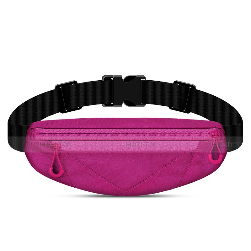 Funda Cinturon Brazo Correr Universal S05 Rosa Roja