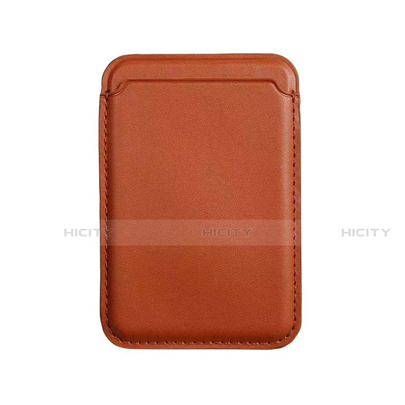 Funda de Cuero Cartera con Mag-Safe Magnetic para Apple iPhone 12 Pro Marron