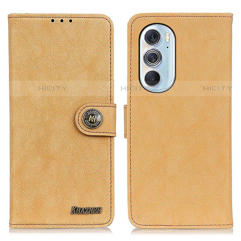 Funda de Cuero Cartera con Soporte Carcasa A01D para Motorola Moto Edge Plus (2022) 5G Oro