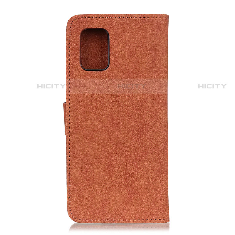 Funda de Cuero Cartera con Soporte Carcasa A01D para Motorola Moto G100 5G Marron