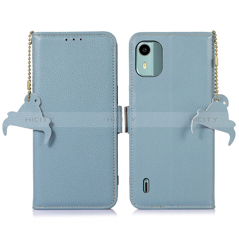 Funda de Cuero Cartera con Soporte Carcasa A01D para Nokia C12 Plus